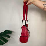 Red Y2K Buckle Mini Bag