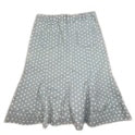 Polka Dot Denim Midi/Maxi Skirt