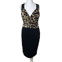 00’s Jane Norman Leopard Print Dress