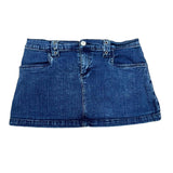 Y2K Micro Mini Denim Skirt