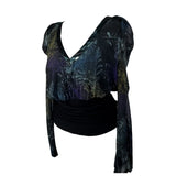 Y2K Mesh Long Sleeve Top