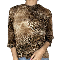 Animal Print Y2K Top