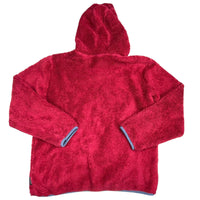Red Fluffy Champion Hoodie