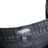 Wide Leg Grunge Denim Jeans