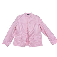 Y2K Pink Suede Jacket