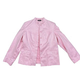 Y2K Pink Suede Jacket