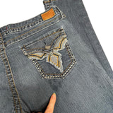 Vintage Embroidered Denim Jeans
