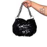 Black Sequin Bag