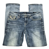 Y2K Embroidered Bootcut Jeans