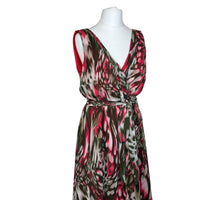 Animal Print Midi Mesh Dress