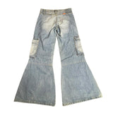 Y2K Bell Bottom Denim Jeans