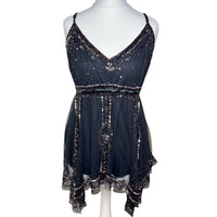 Asymmetrical Beaded Cami Top