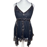 Asymmetrical Beaded Cami Top