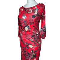 Red Floral Maxi Dress