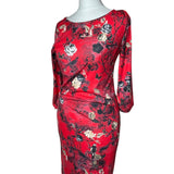 Red Floral Maxi Dress