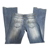 Y2K Light Wash Flared Jeans