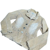 Tan Corduroy Y2K Jacket