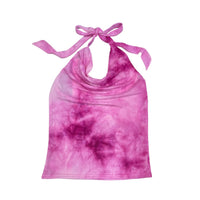 Y2K Ombre Pink Halter-neck Top