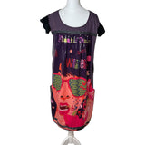 Vintage Graphic Sequin Dress