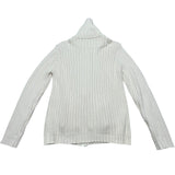 Cream Knitted High Neck Jumper