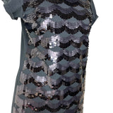 Black Sequin Top