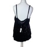 Velour Purple Y2K Cami