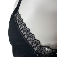 Y2K Black Cami Top