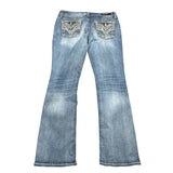 Y2K Embroidered Bootcut Jeans