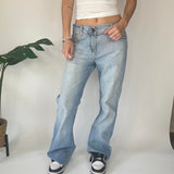 Y2K Flared Denim Jeans