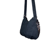 Black Beaded Y2K Bag