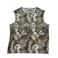 Animal Print Y2K Vest Top