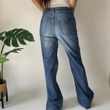 Y2K Braided Bootcut Jeans
