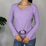 2000’s RARE Jane Norman Y2K Lilac Jumper