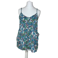 Blue Floral Cami Top