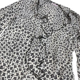 Animal Print Mesh Shirt