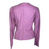 Vintage Pink Leather Jacket