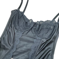 Vintage Black Corset Basque