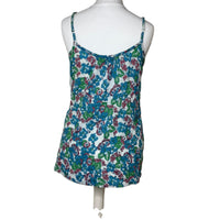 Blue Floral Cami Top