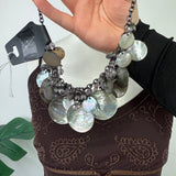 Shell Disc Y2K Necklace