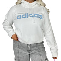 Adidas Embroidered Spell Out Hoodie