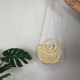 Cream Woven Bag