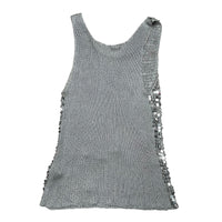 Sparkly Y2K Sequin Vest Top