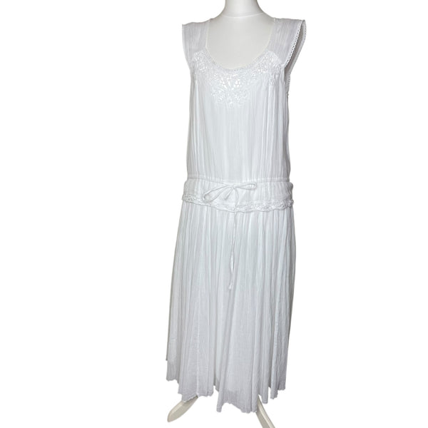 White Boho Maxi Dress