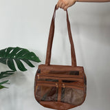 Brown Vintage Patchwork Bag