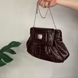 Brown Bow Y2K Bag