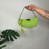 Green Woven Mini Bag Kbas