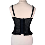 Y2K Leopard Print Corset