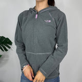 Grey The North Face Fleece Zip Up