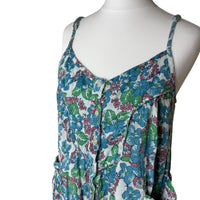 Blue Floral Cami Top