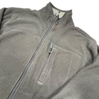 Brown Corduroy Fleece Zip Up